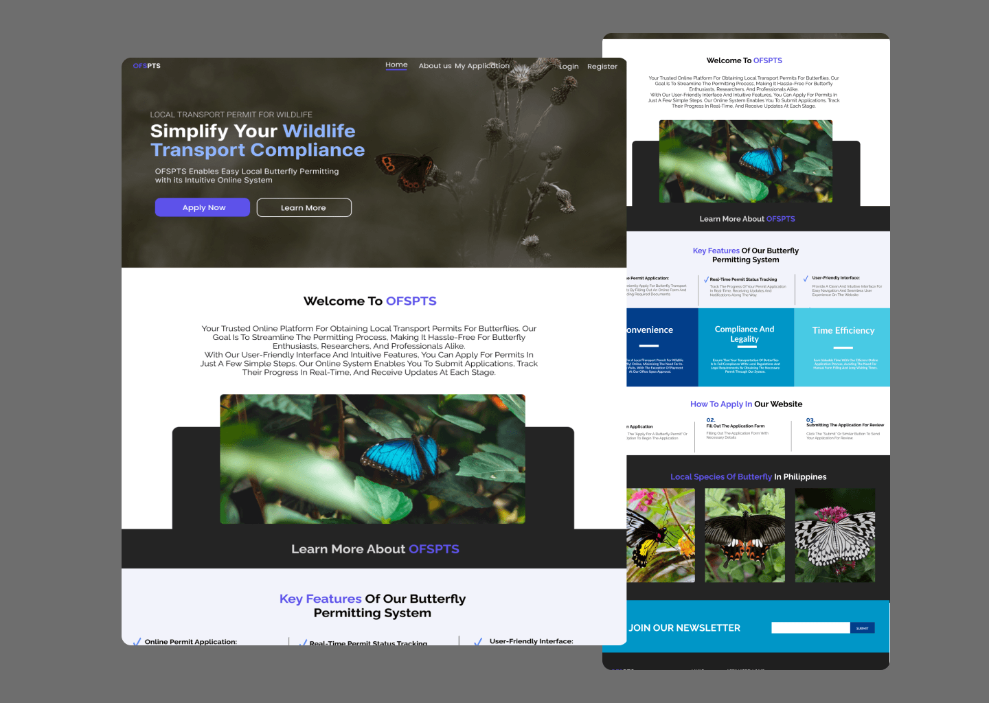 Butterfly Website